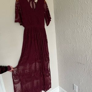 Beautiful Maroon Dress